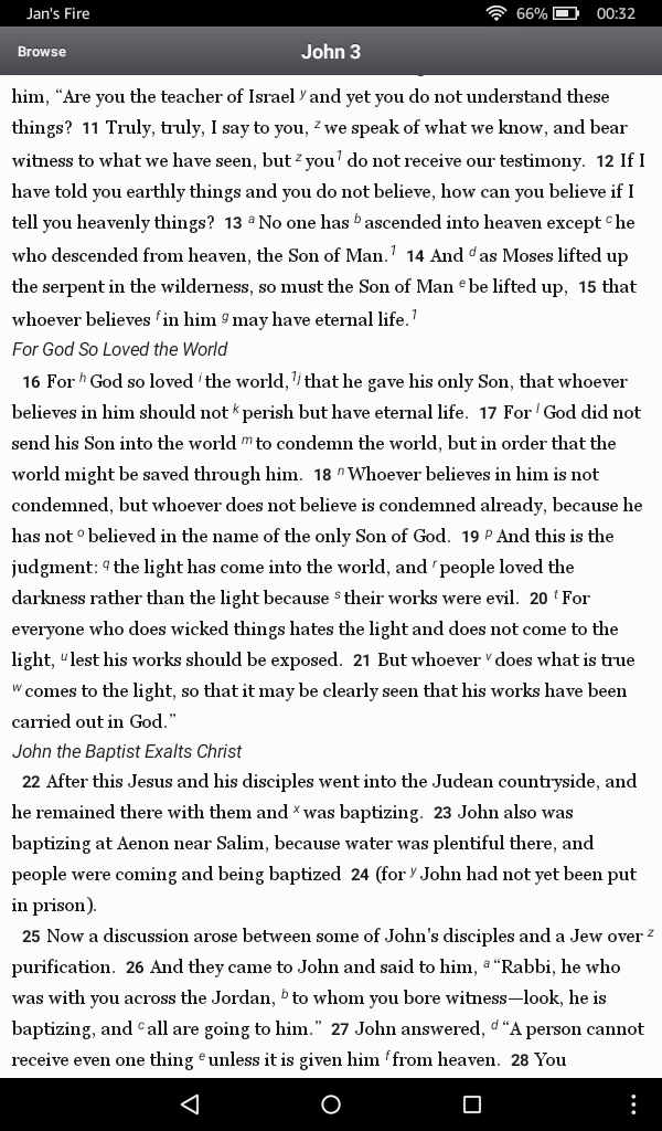 ESV Bible Reading View