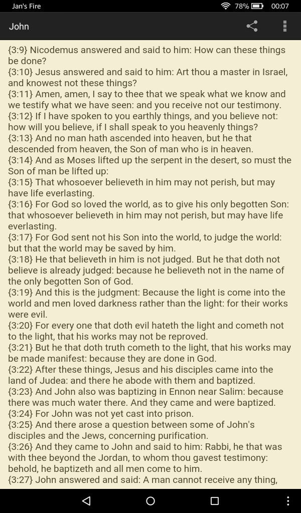 Laudate Bible Reading View