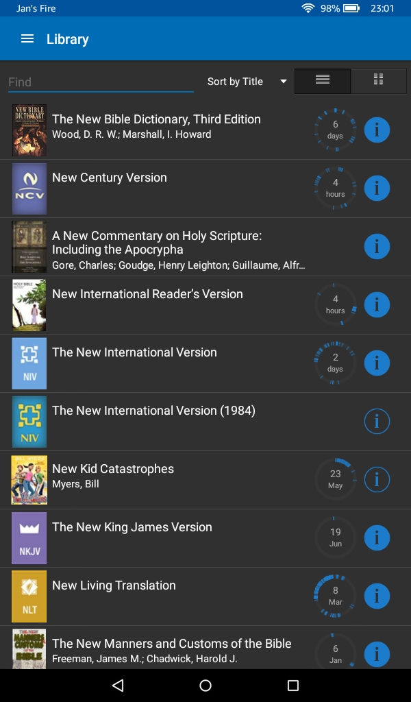 Logos Library View