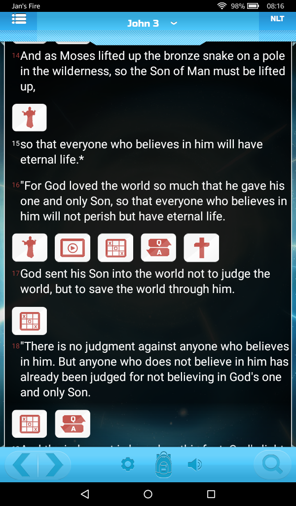 SuperBook Bible Reading View