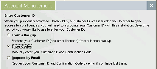 Enter a code