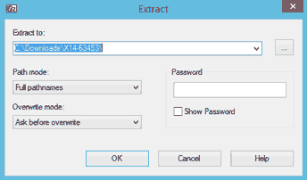 Extract setup executable to hard disk