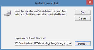 Install from Disk