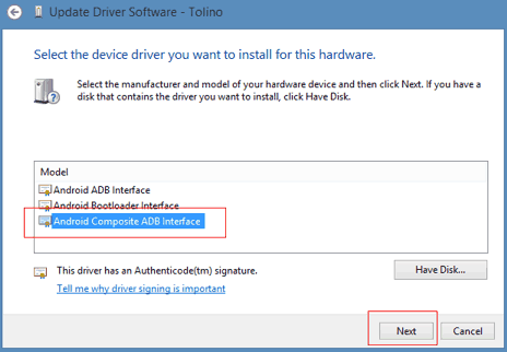 Update Driver Software